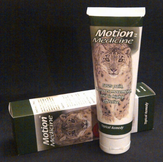 Motion Medicine Topical Cream… Available in Canada, USA & Europe Paul